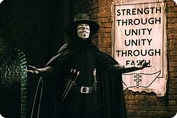 V f�r Vendetta. Foto: Sandrew Metronome